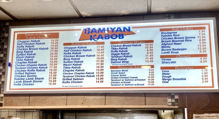 Bamiyan Kabob — halal afghan in East York